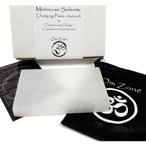 Selenite Charging Plate - 4" x 6" x 0.8